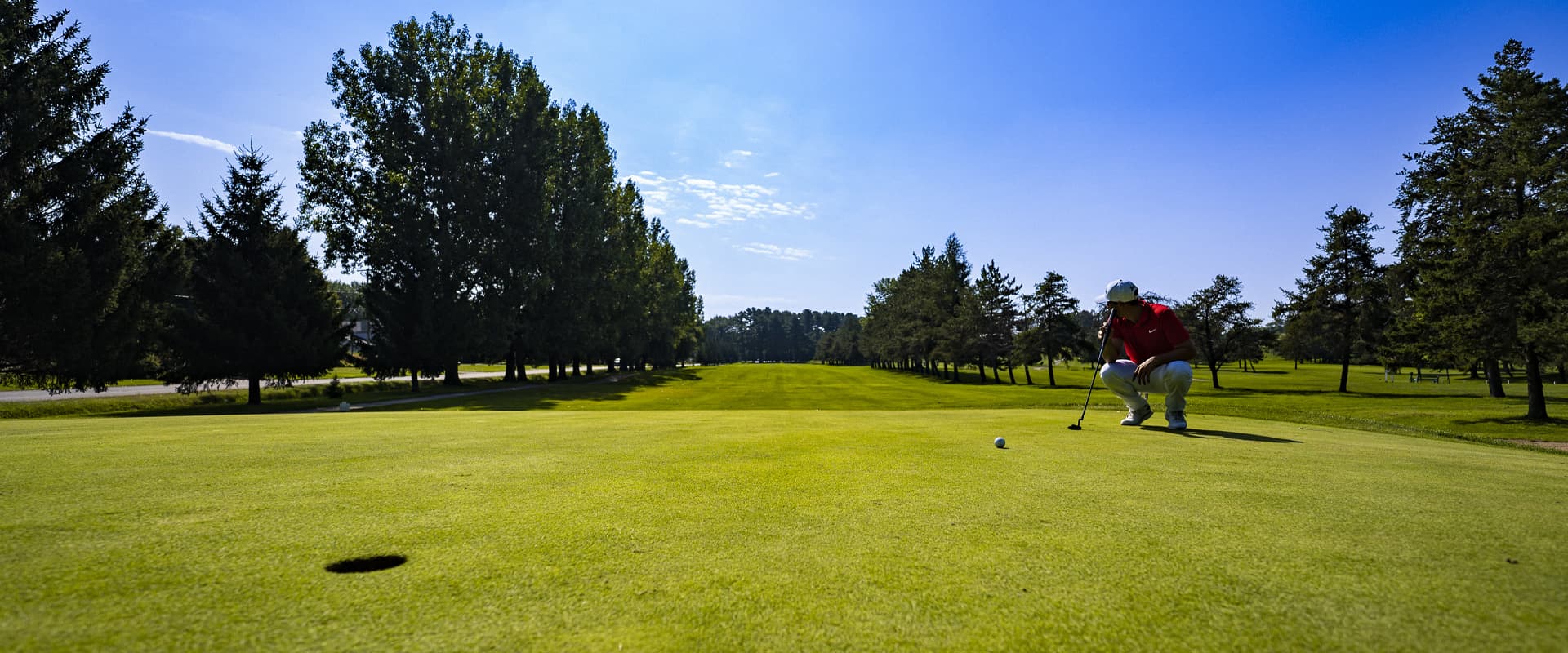 Vue du parcours de Godefroy, à Bécancour.