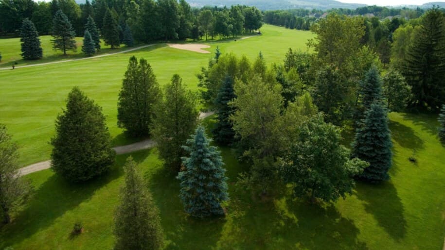 Vue du parcours de Victoriaville, à Victoriaville.